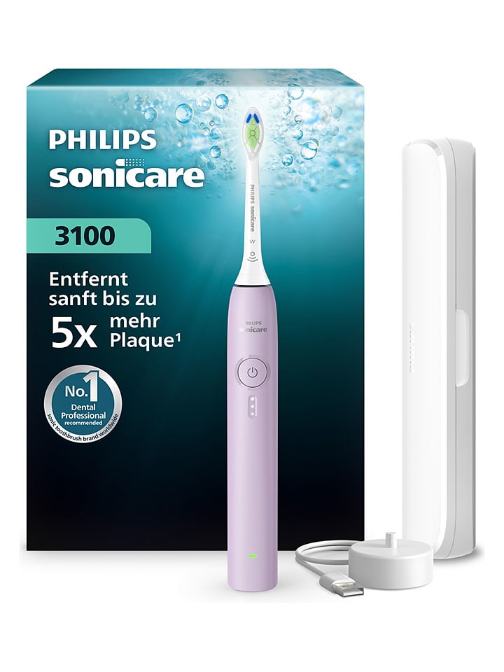 Schallzahnbürste ''Series 3100'' in Weiß/ Lila