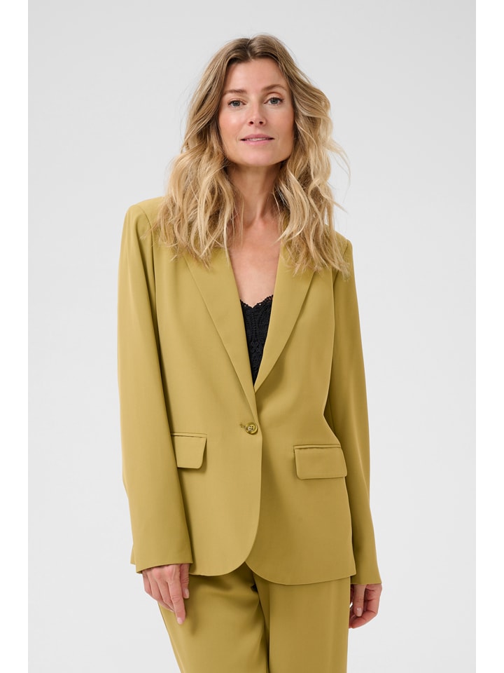 Blazer mosterdgeel