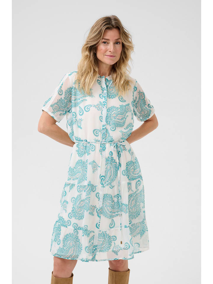 Kleid in Creme