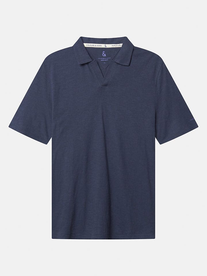 Koszulka polo w kolorze granatowym