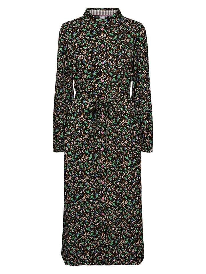 Kleid in Schwarz/ Bunt