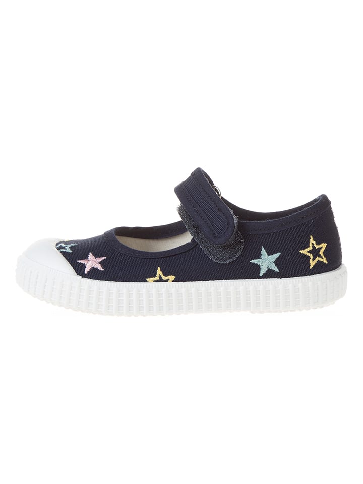 Ballerina's met bandje donkerblauw