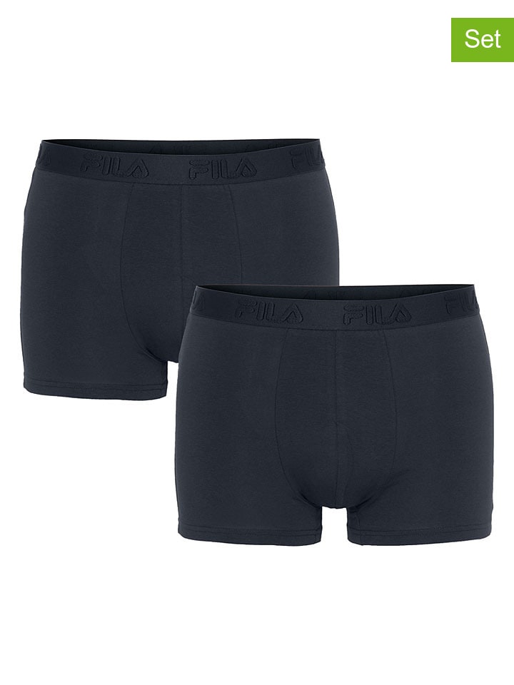 2er-Set: Boxershorts in Dunkelblau