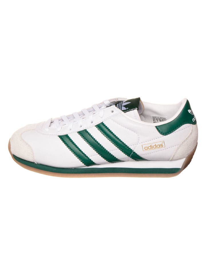 Leder-Sneakers "Country Japan" in Weiß