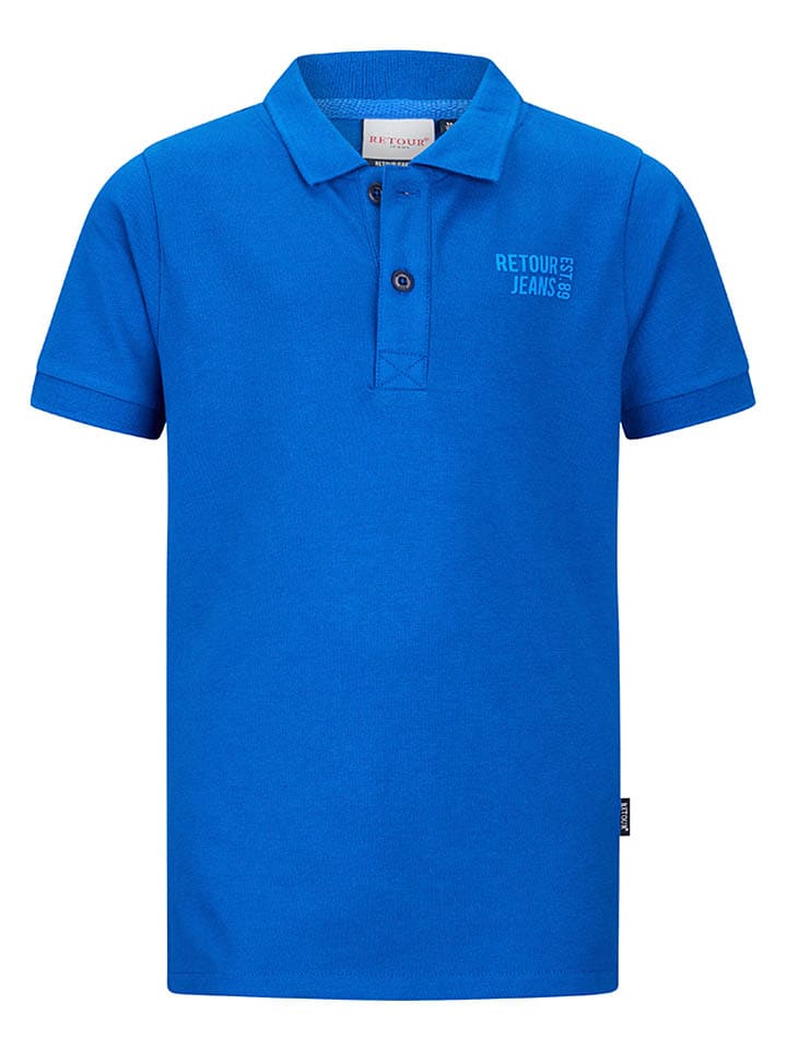 Koszulka polo "Abram" w kolorze niebieskim