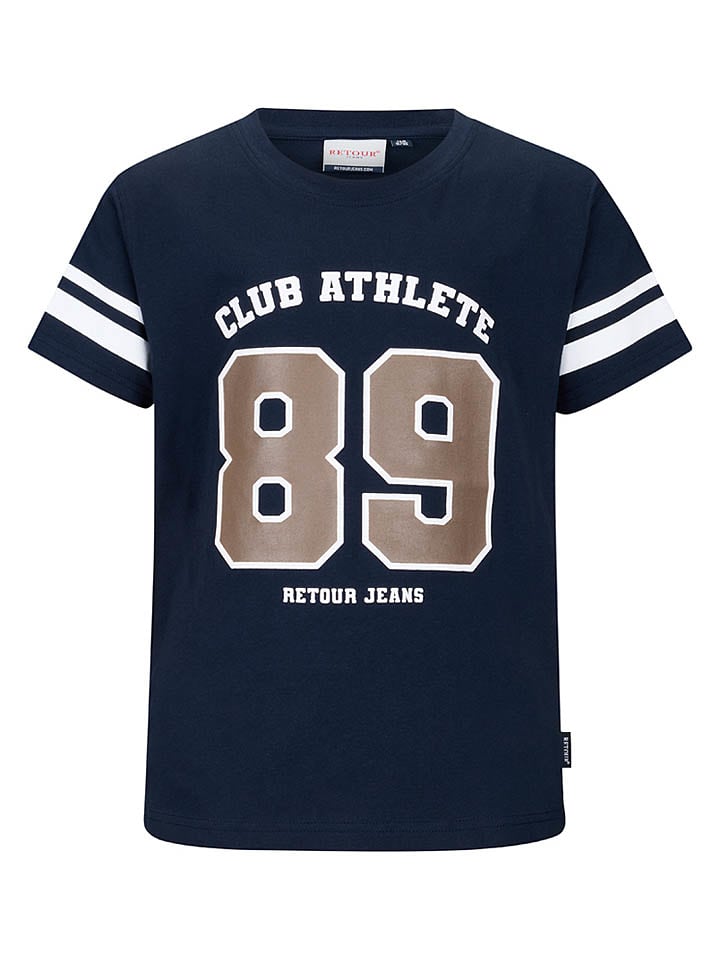 Shirt "Gidion" donkerblauw