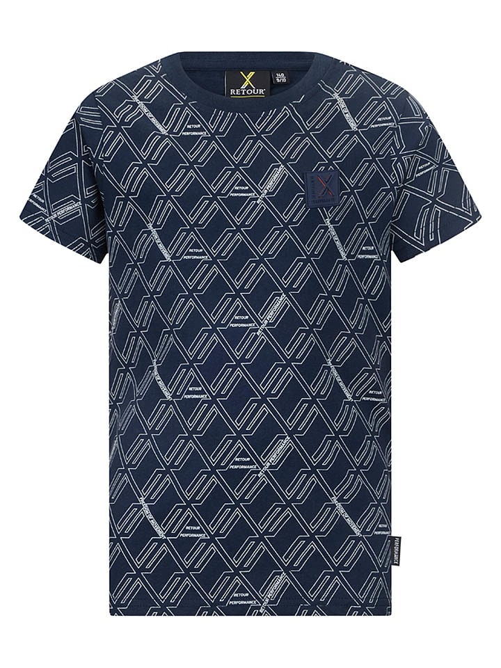 Shirt "Kick" in Dunkelblau