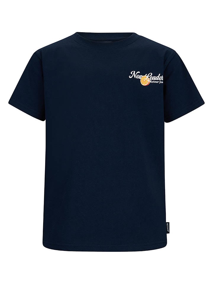 Shirt "Geerten" in Dunkelblau