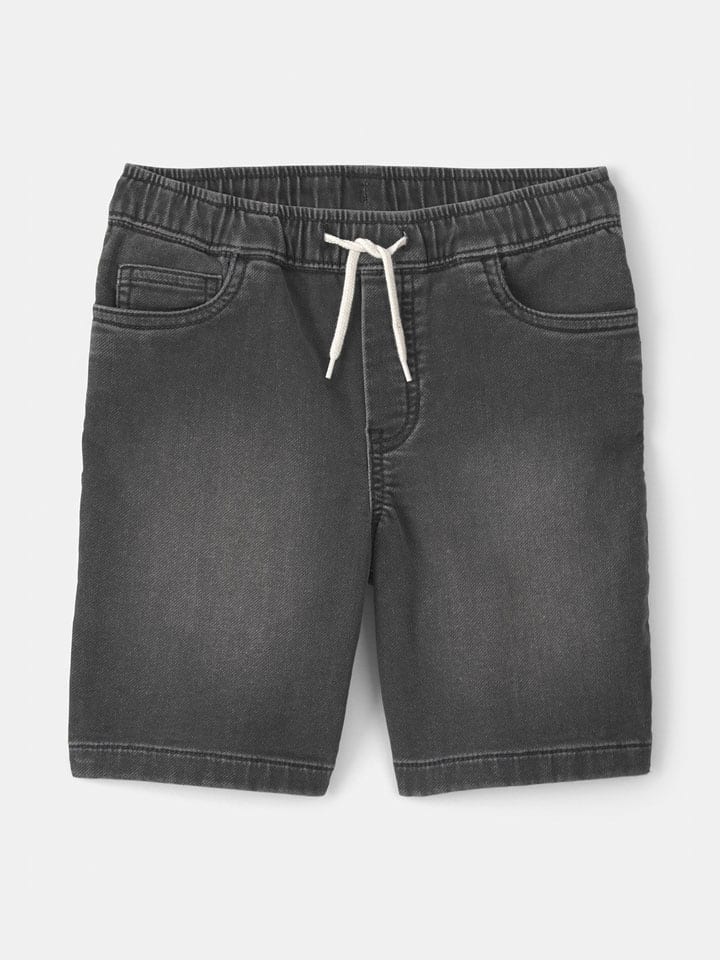 Jeans-Shorts in Anthrazit