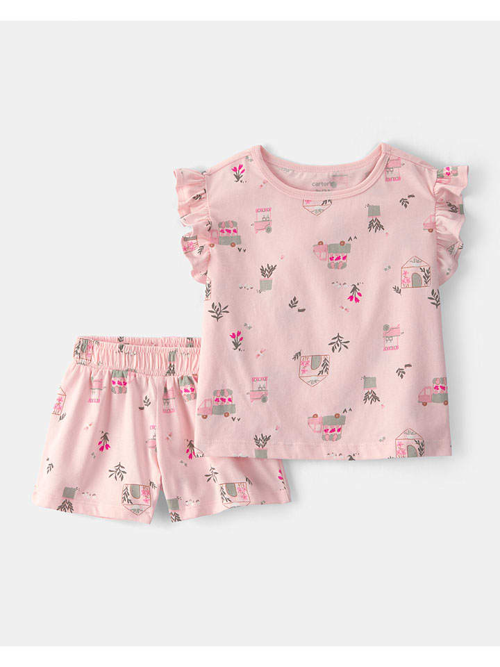 2-delige outfit lichtroze