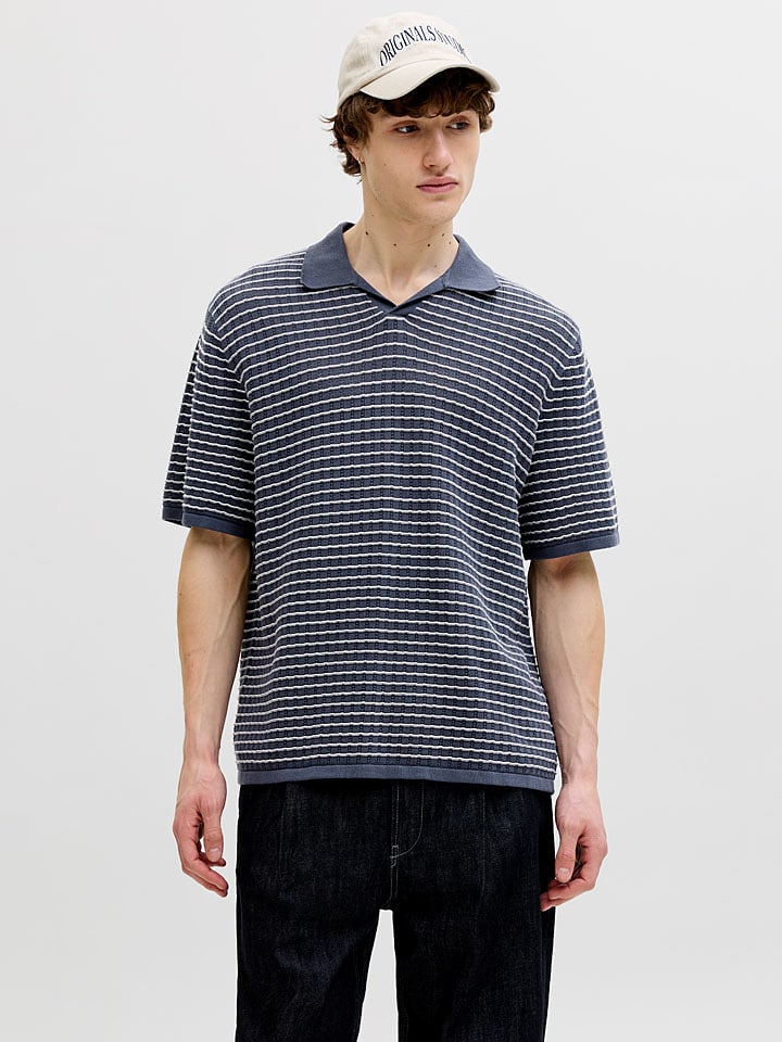 Koszulka polo "Jornantucket" w kolorze granatowym