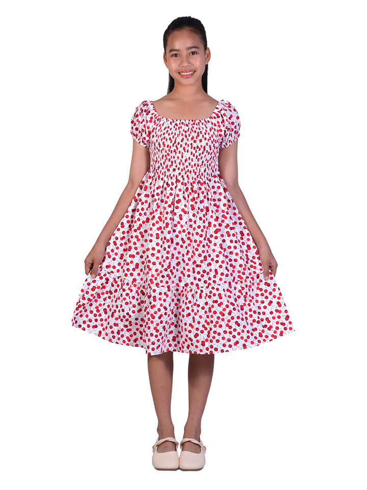 Kleid in Rosa/ Rot
