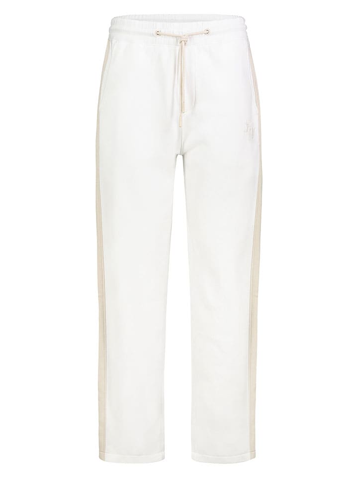Sweathose in Creme/ Beige