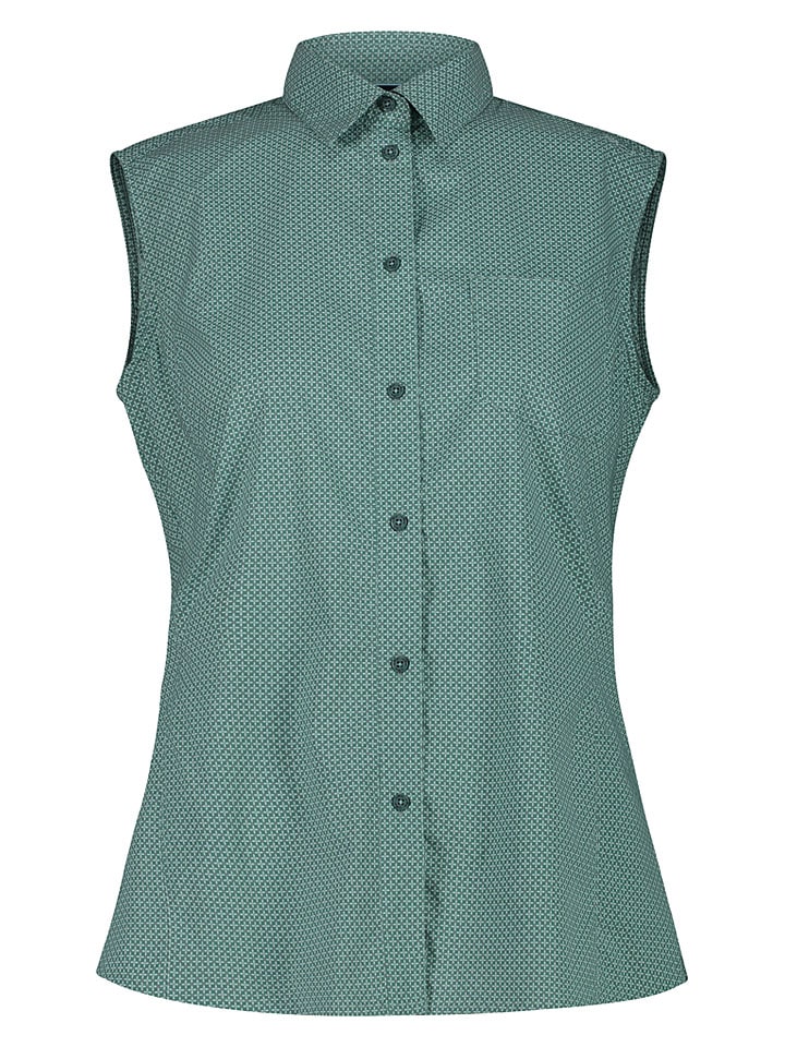 Funktionsbluse in Türkis