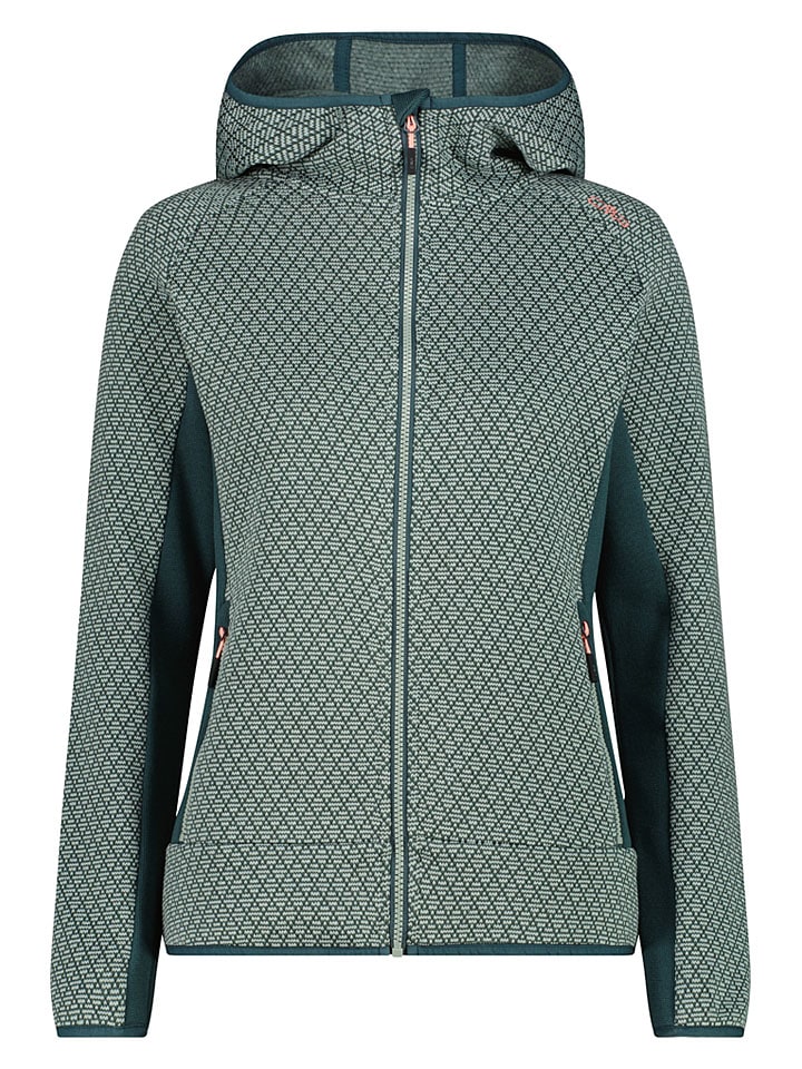 Fleecejacke in Grün