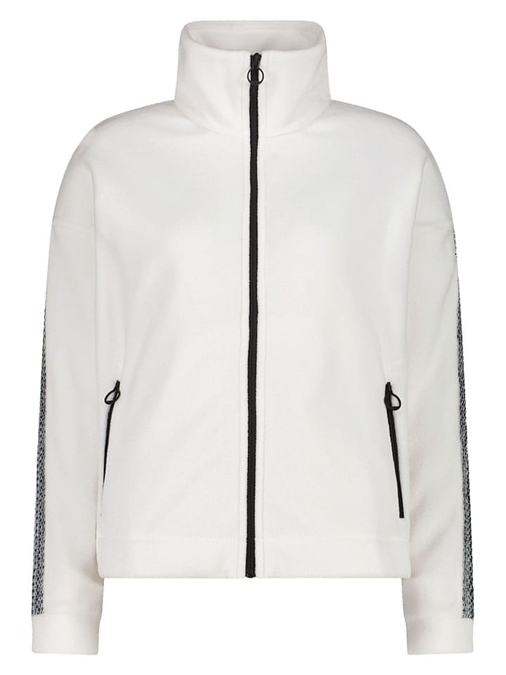 Fleecejacke in Weiß