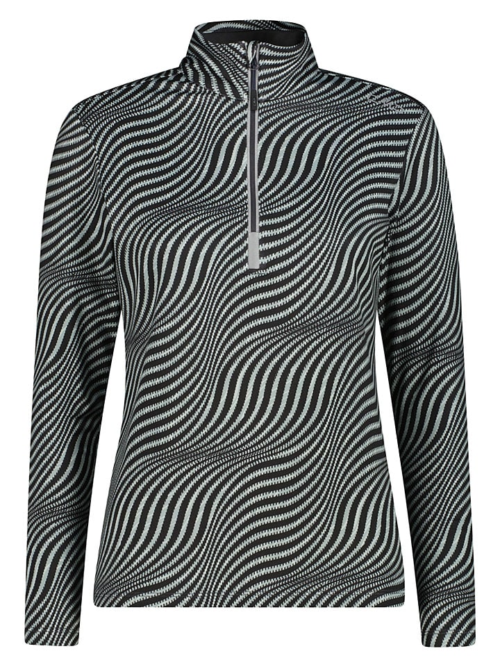 Bluza polarowa w kolorze zielono-czarnym