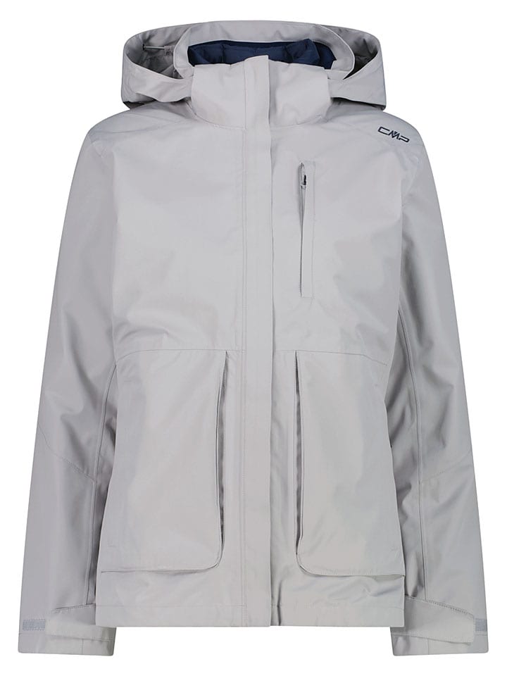 3in1-Funktionsjacke in Dunkelblau/ Grau