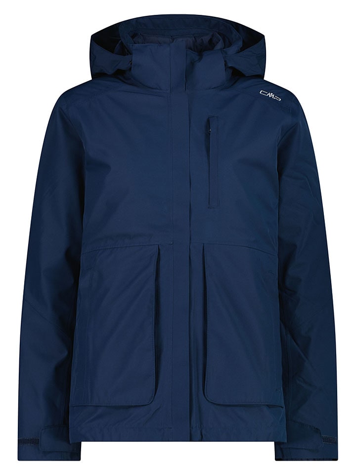 3 in 1 - functionele jas donkerblauw