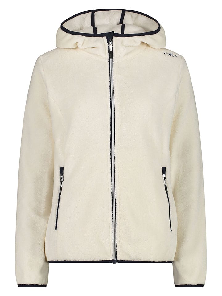 Fleece vest crème