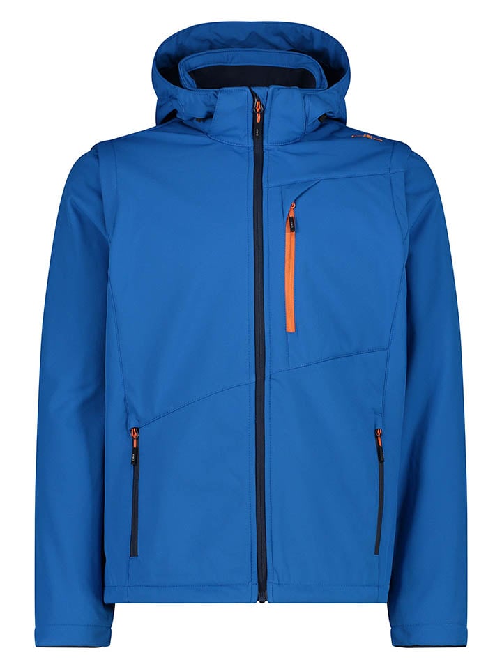 Softshelljas blauw