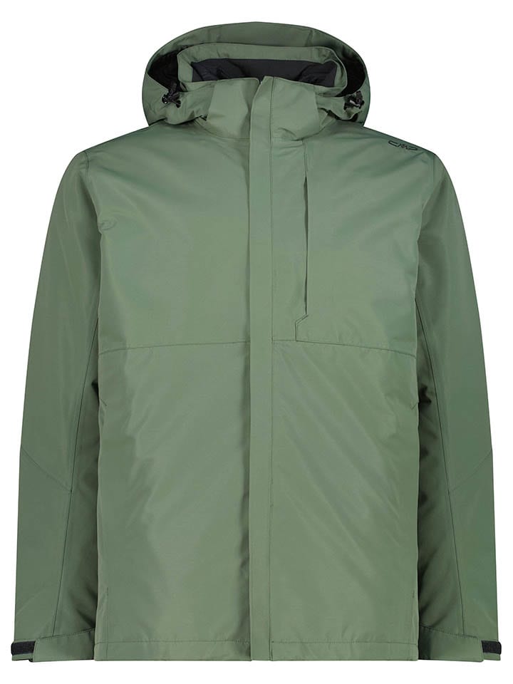 3in1-Funktionsjacke in Grün