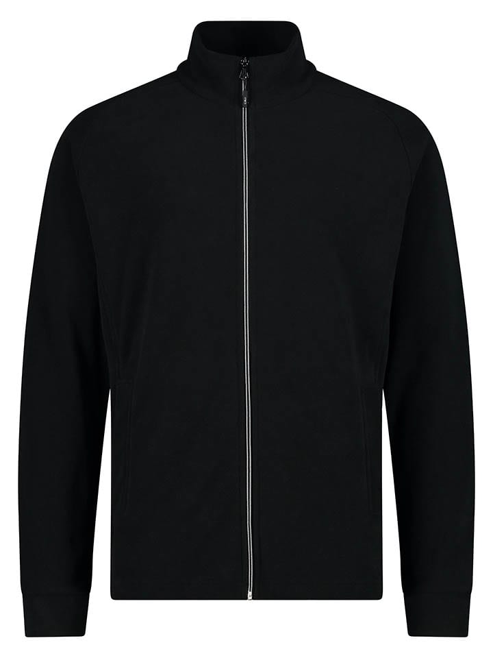 Fleecejacke in Schwarz