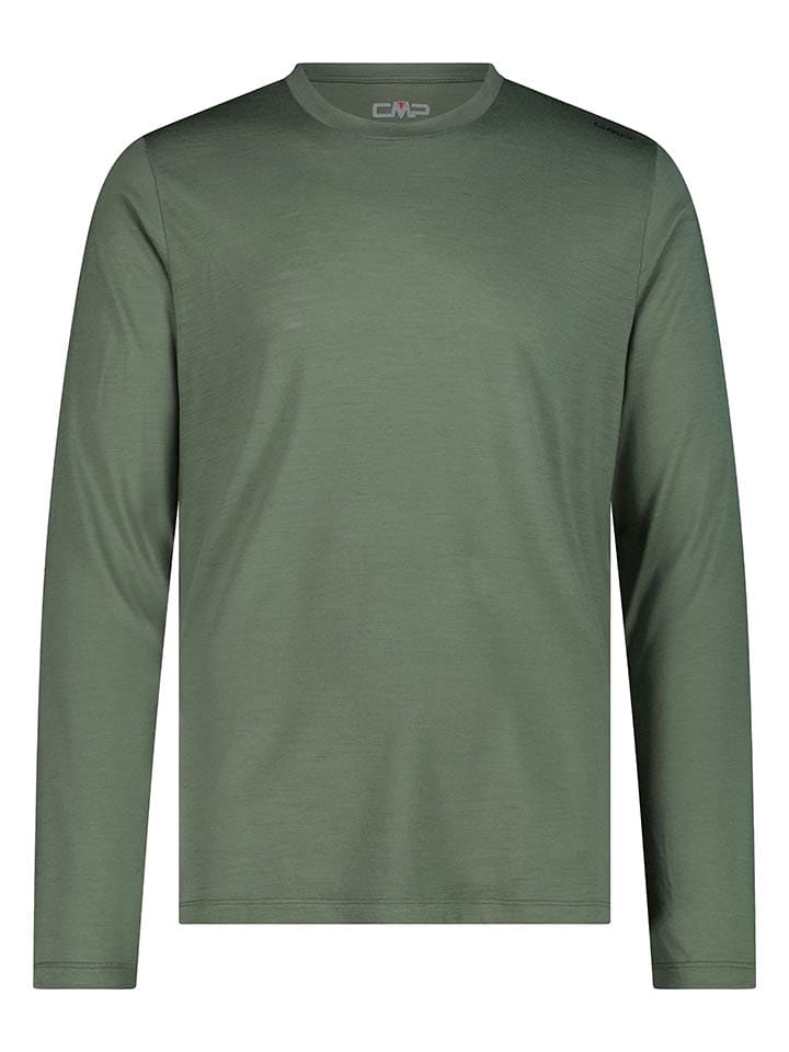 Functionele longsleeve groen