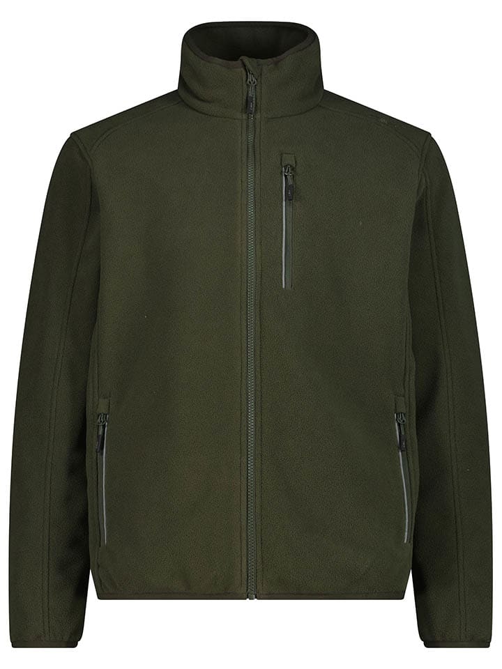 Fleecejacke in Khaki