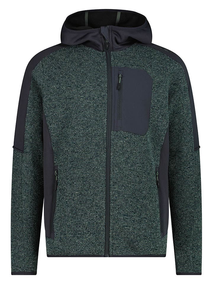 Fleece vest groen