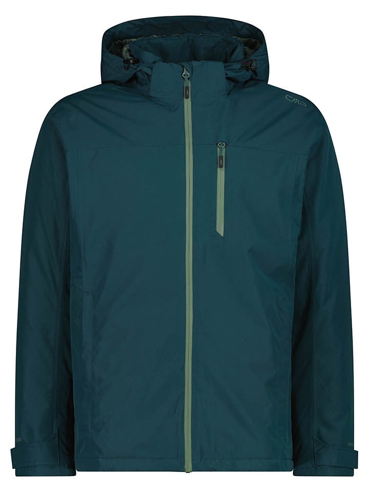 Functionele jas turquoise