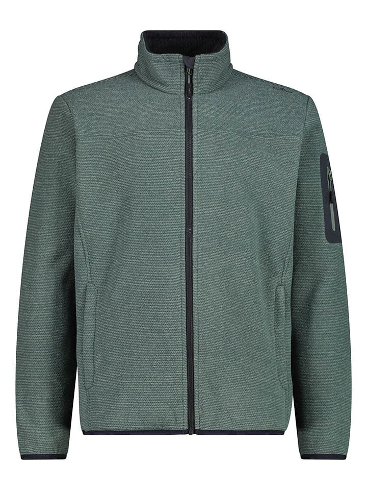 Fleece vest groen