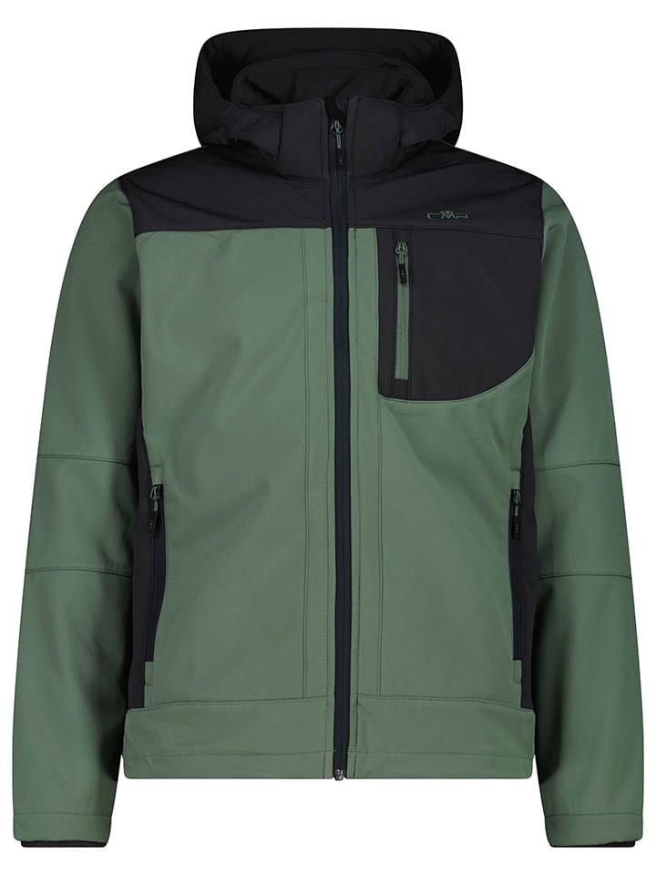 Softshelljacke in Grün