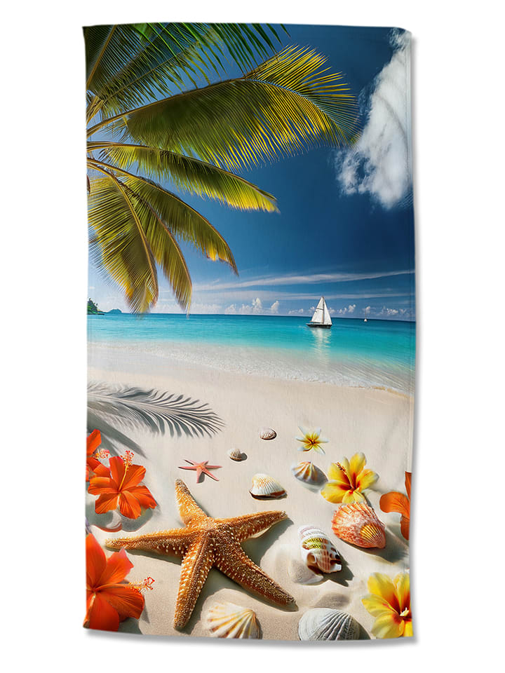 Strandlaken "Havana" blauw/groen/beige