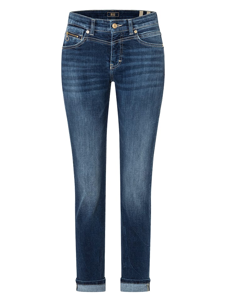 Spijkerbroek "Rich" - slim fit - donkerblauw