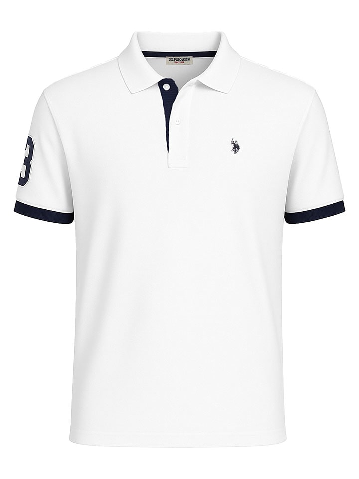 Koszulka polo w kolorze białym