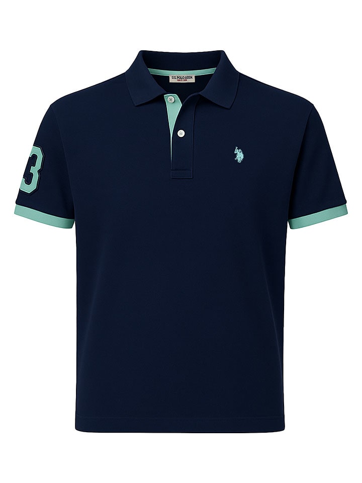 Poloshirt in Dunkelblau