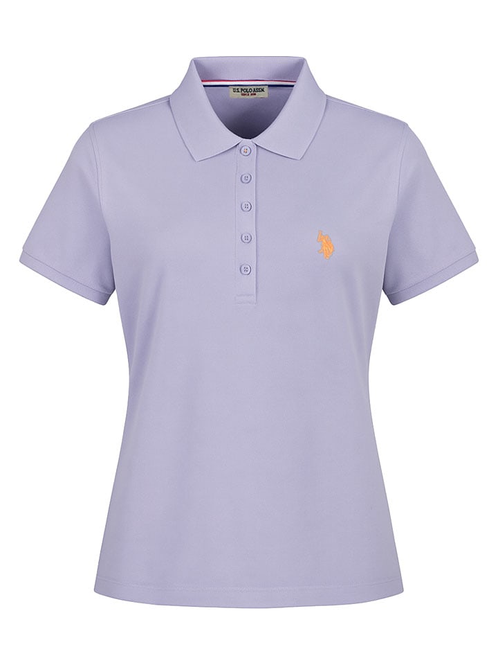 Koszulka polo w kolorze fioletowym
