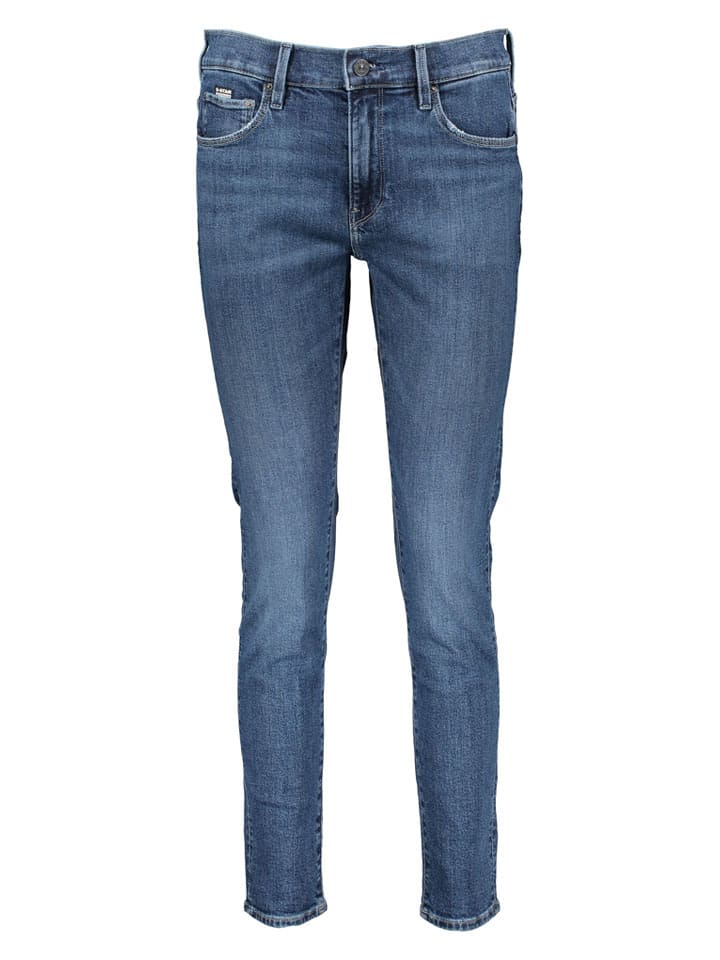 Dżinsy - Skinny fit - w kolorze niebieskim