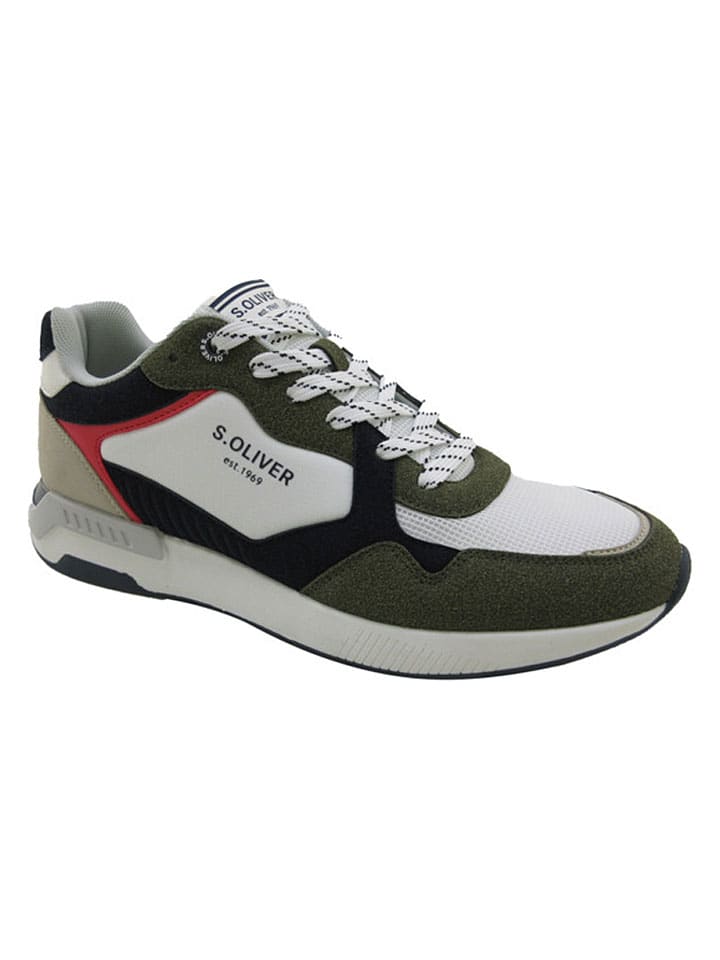 Sneakers in Creme/ Khaki