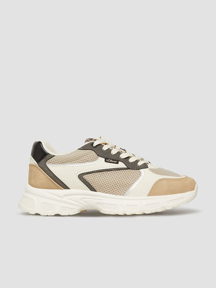 Sneakersy w kolorze khaki