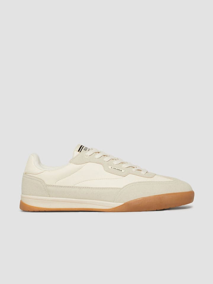Sneakersy w kolorze beżowym