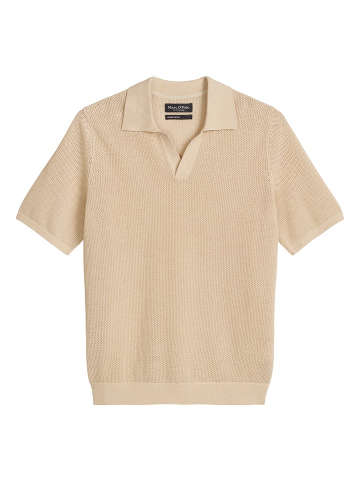 Koszulka polo w kolorze beżowym