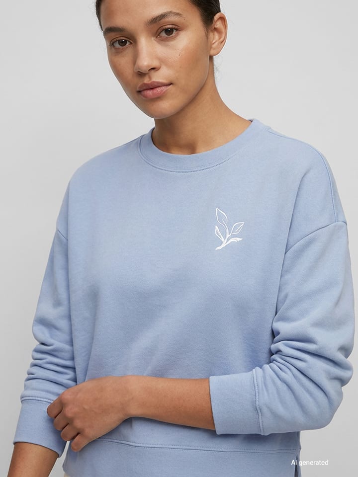 Sweatshirt lichtblauw