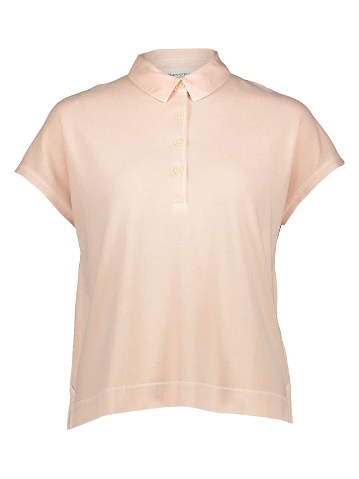 Koszulka polo w kolorze brzoskwiniowym