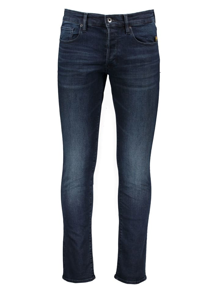 Spijkerbroek - slim fit - donkerblauw