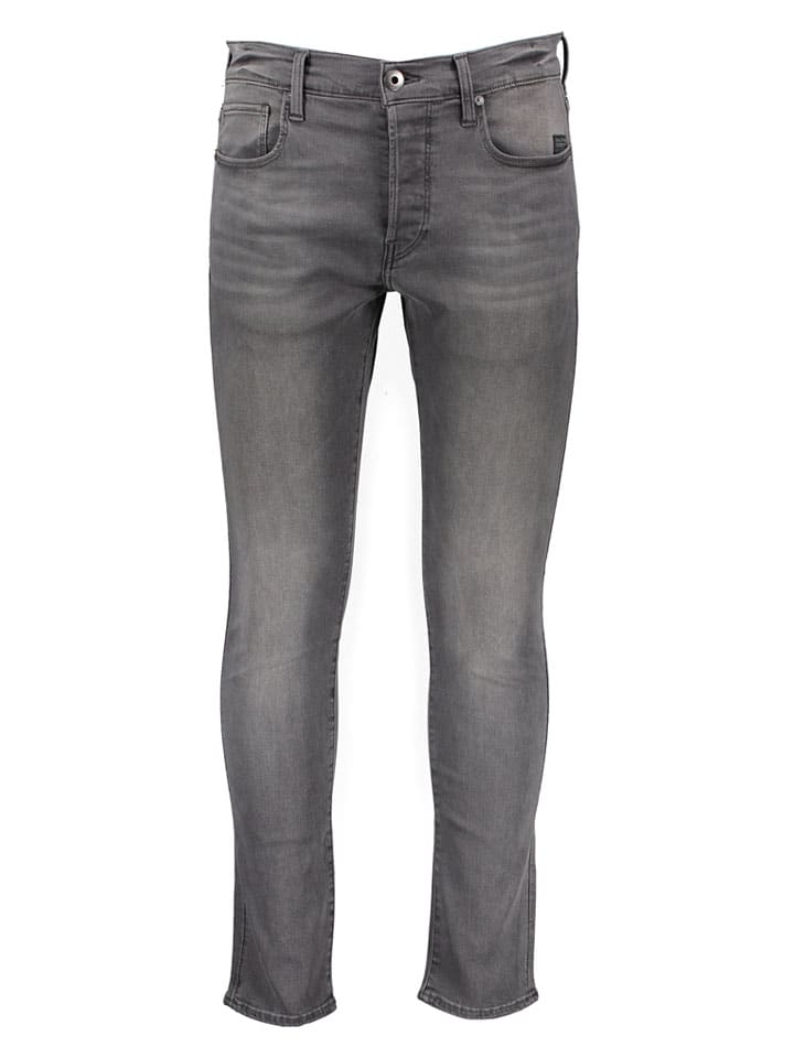 Dżinsy - Slim fit - w kolorze szarym