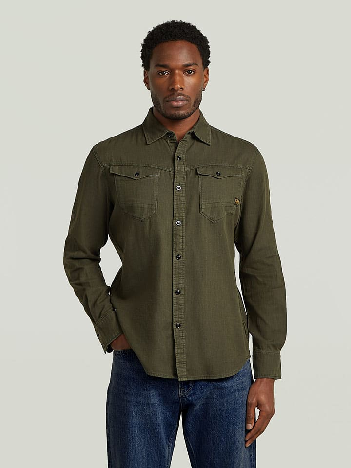 Hemd in Khaki