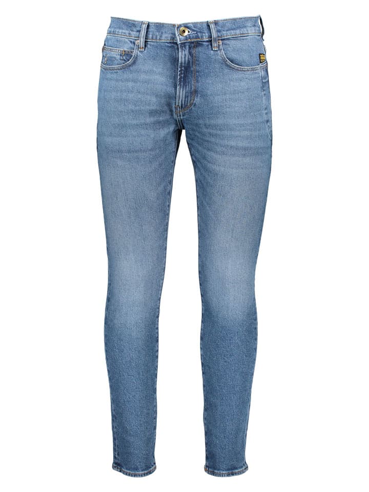 Dżinsy - Skinny fit - w kolorze niebieskim