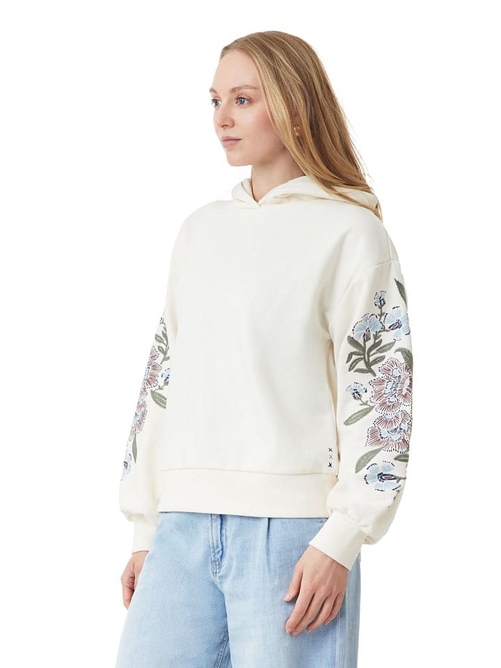 Hoodie in Creme